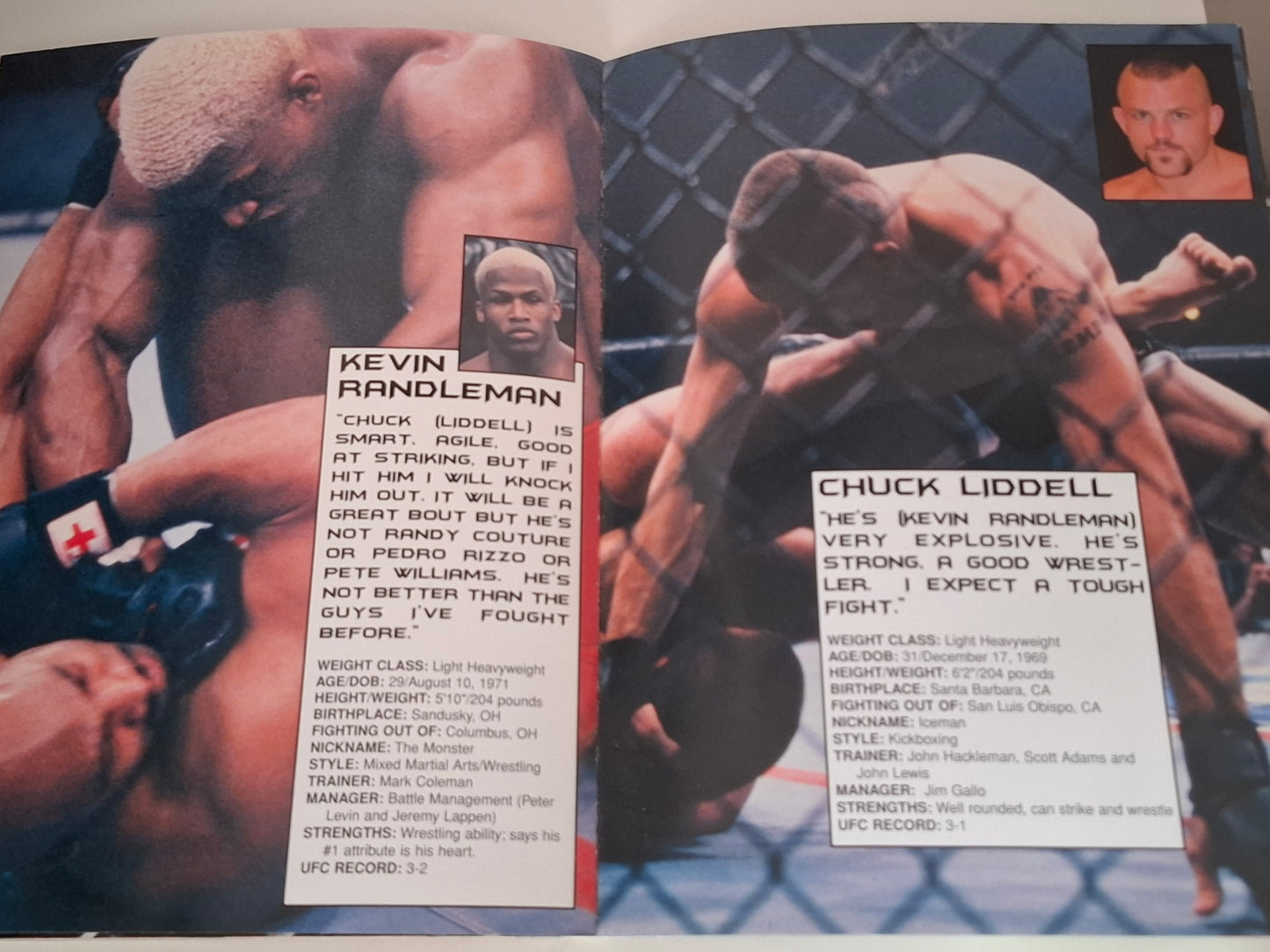 UFC 31: Locked & Loaded - Randy Couture Vs Pedro Rizzo - Official Event Program (2001)