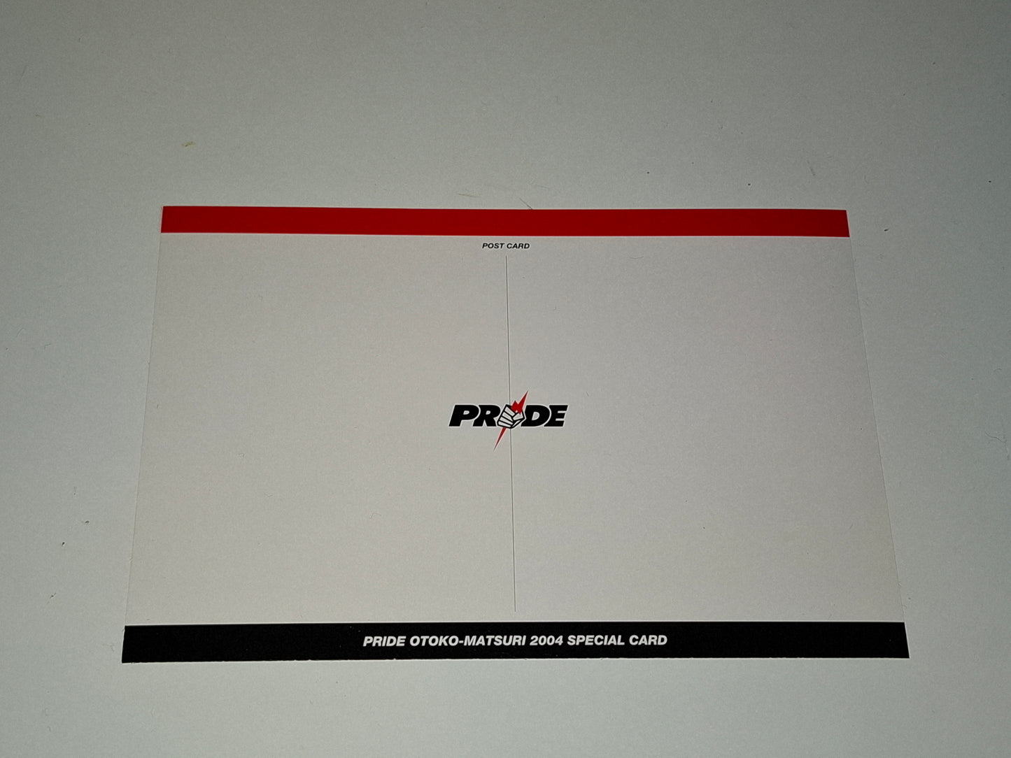 PRIDE Fighting Championship Otoko Matsuri 2004 Collectable Postcard - PRIDE 2004 GP 1st Round