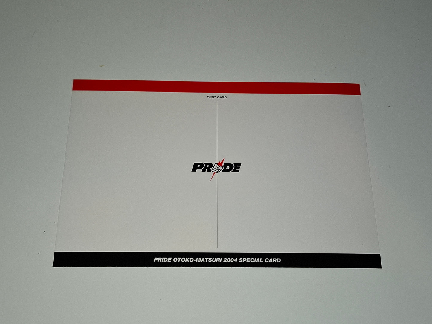 PRIDE Fighting Championship Otoko Matsuri 2004 Collectable Postcard - Rampage Jackson