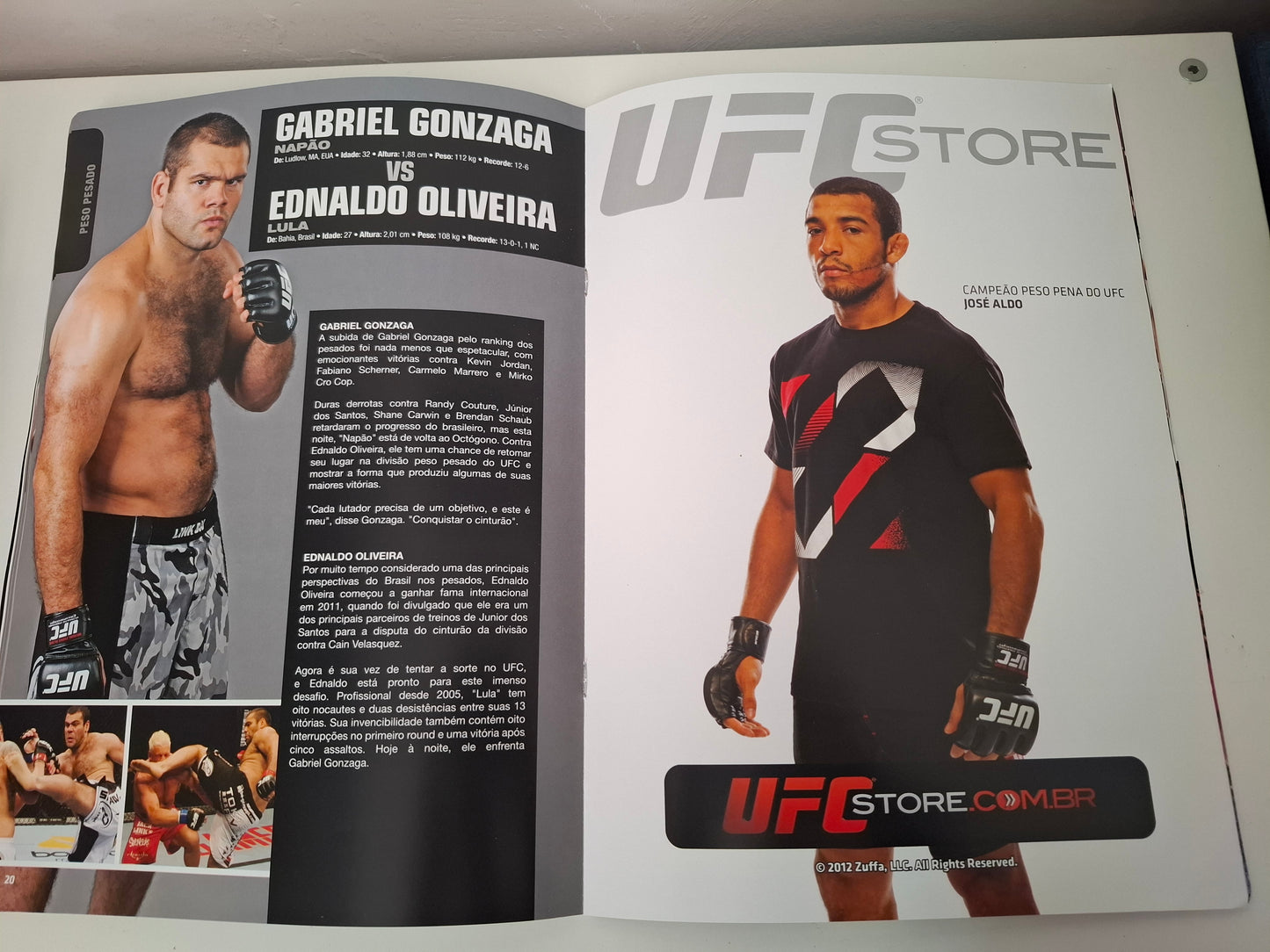 UFC 142 (BRA) - Aldo Vs Mendes - Official Event Program (2012)
