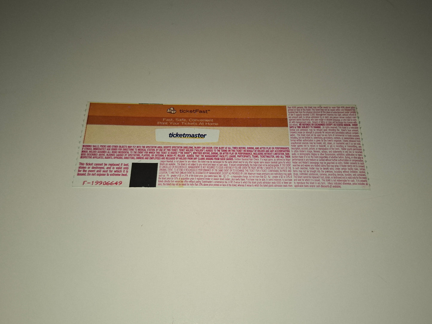 UFC 62 - Chuck Liddell Vs Babalu Sobral 2 - Official Event Ticket (2006)