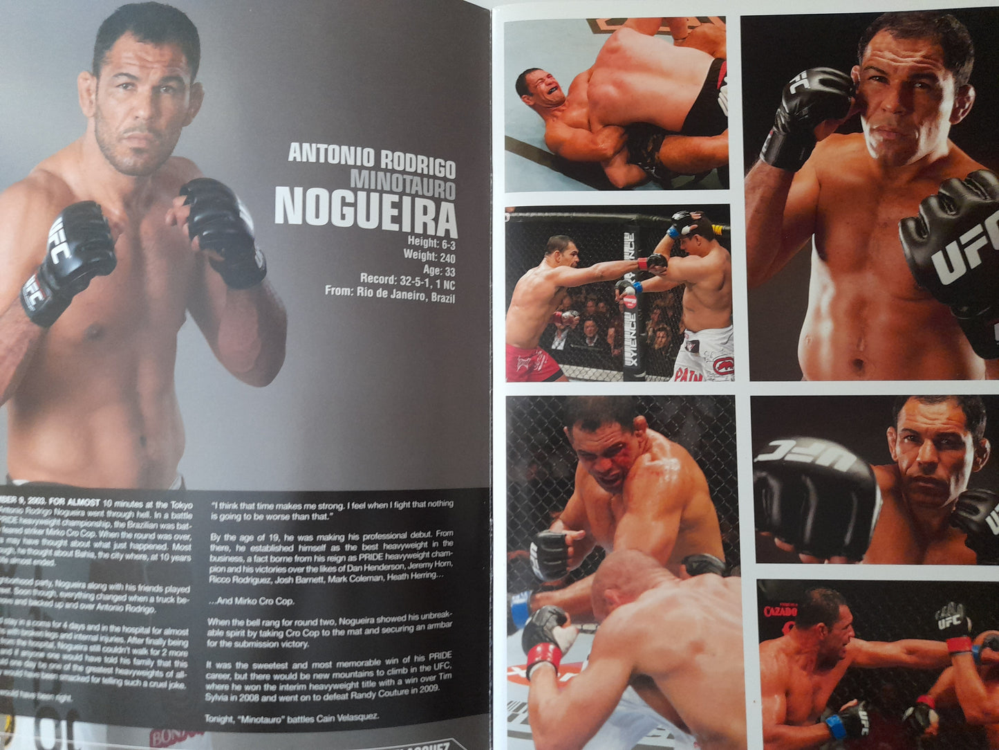 UFC 110 (AUS) - Nogueira Vs Velasquez - Official Event Program (2010)