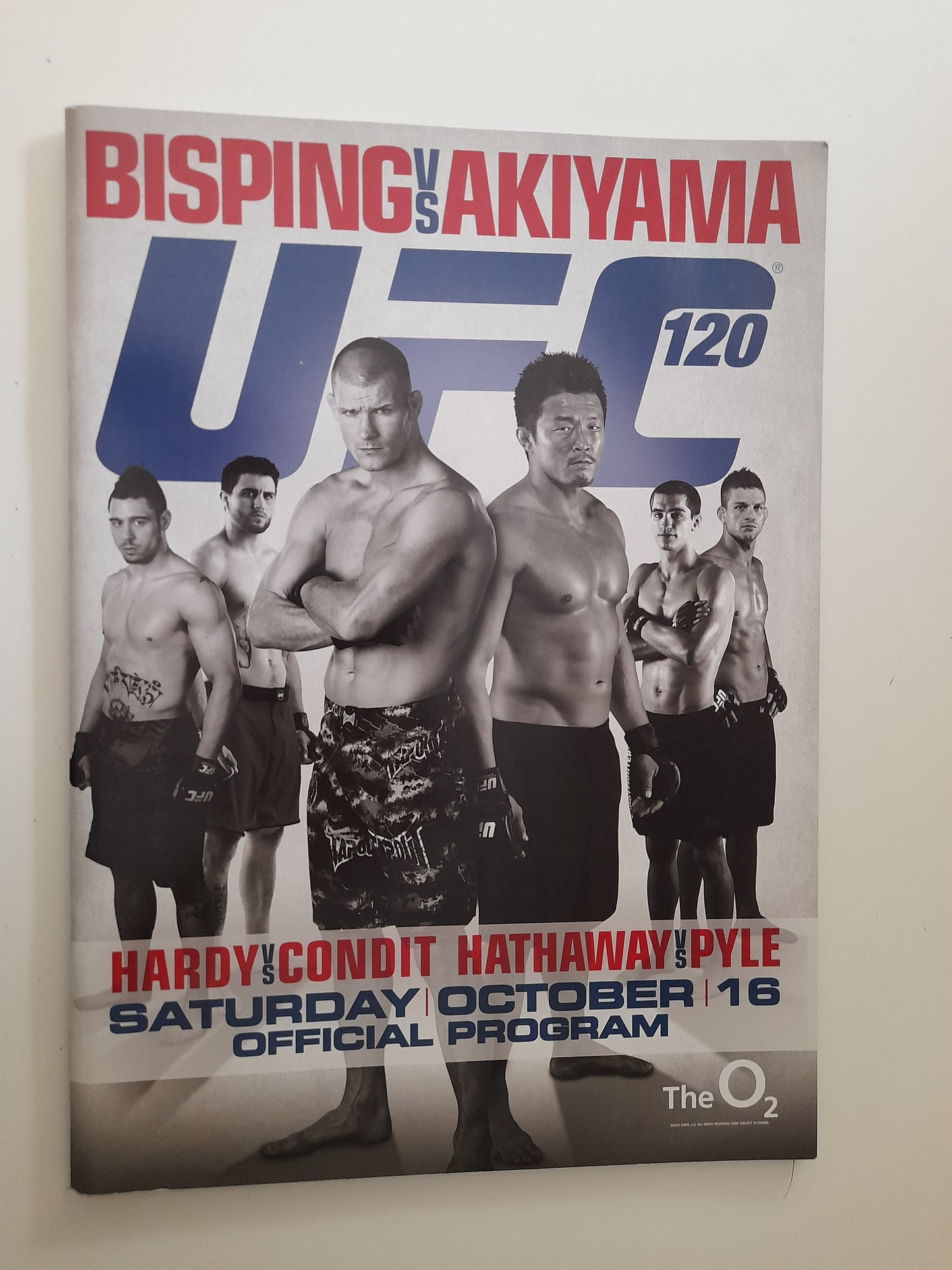 UFC 120 (UK) - Bisping Vs Akiyama - Official Event Program (2010)