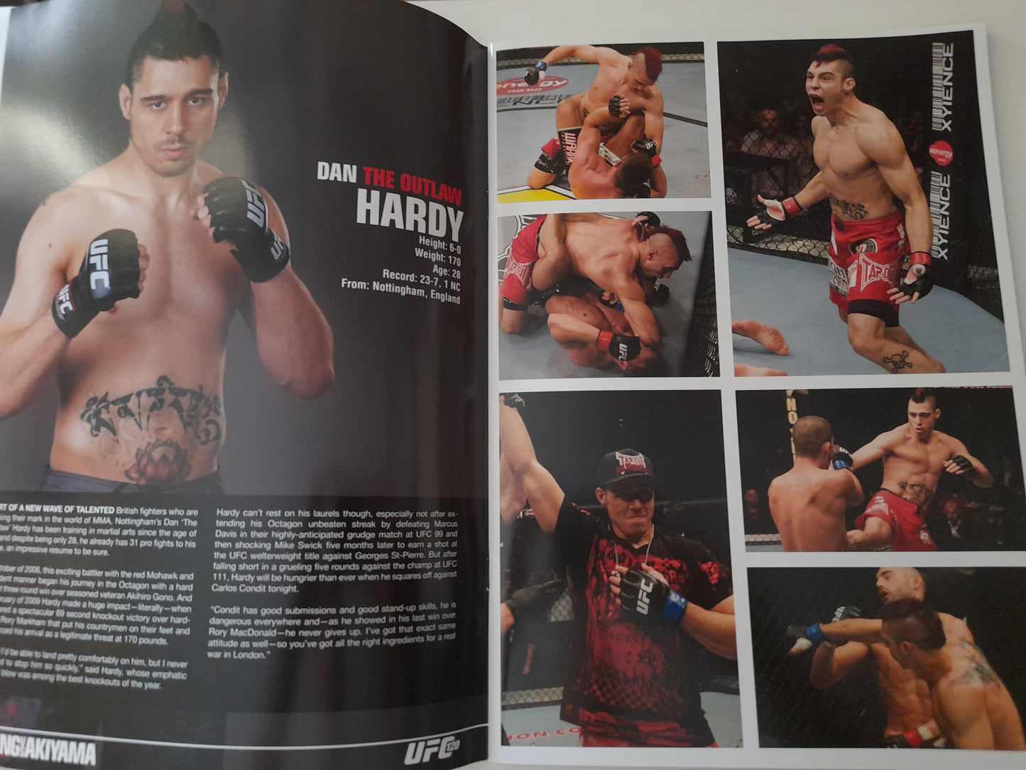 UFC 120 (UK) - Bisping Vs Akiyama - Official Event Program (2010)