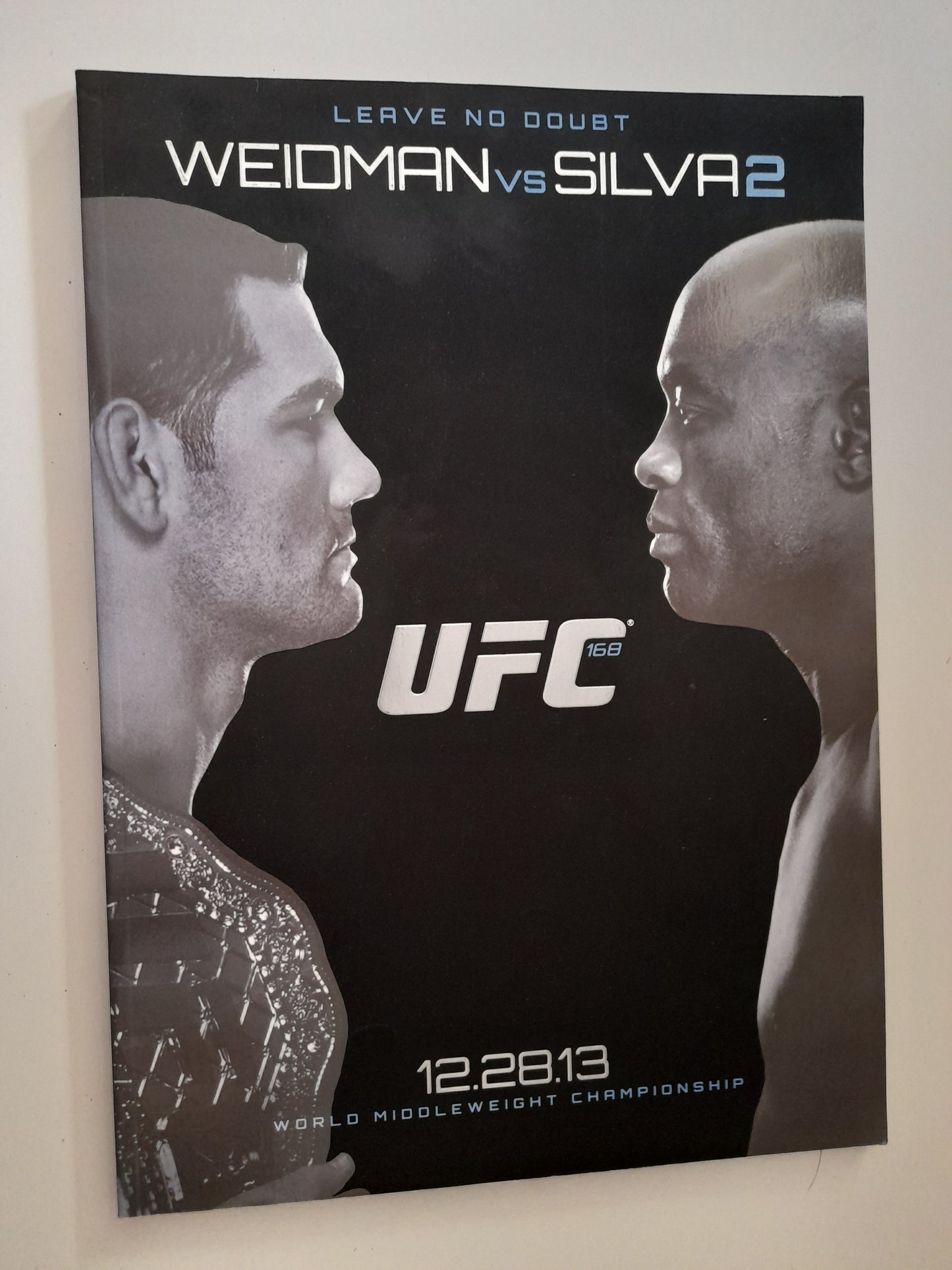 UFC 168 - Weidman Vs Silva 2 - Official Event Program (2013)