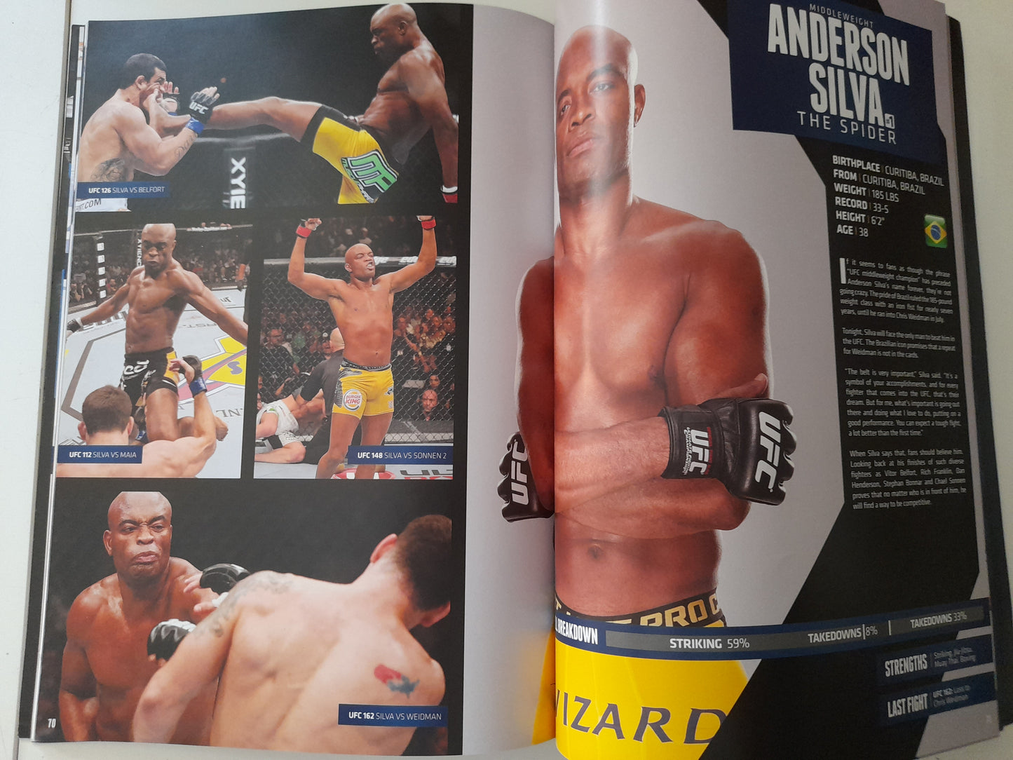 UFC 168 - Weidman Vs Silva 2 - Official Event Program (2013)