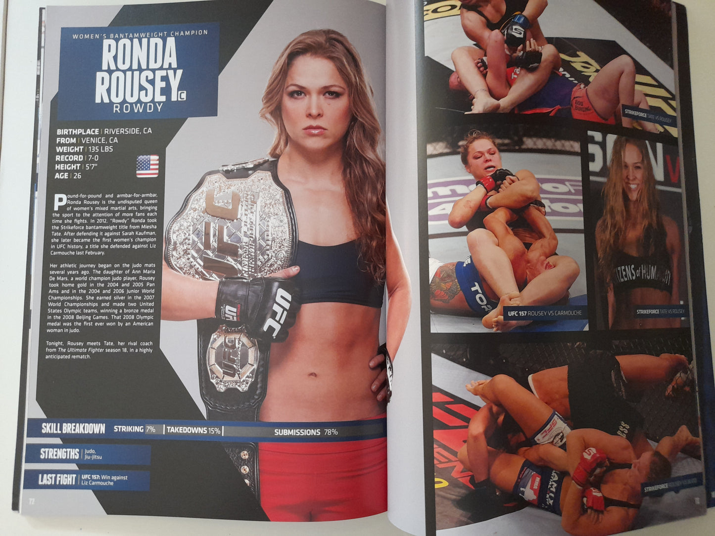 UFC 168 - Weidman Vs Silva 2 - Official Event Program (2013)