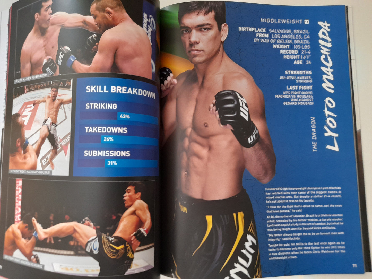 UFC 175 - Weidman Vs Machida - Official Event Program (2014)