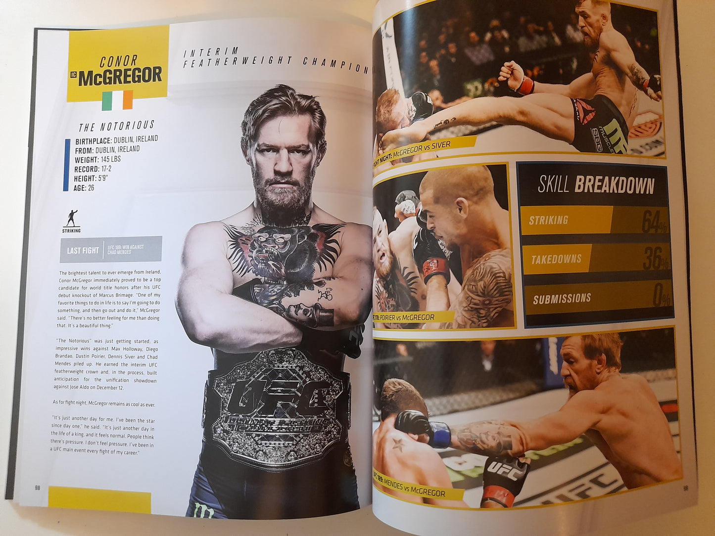 UFC 194 - Aldo Vs McGregor / Namajunas Vs VanZant - Official Event Program (2015)