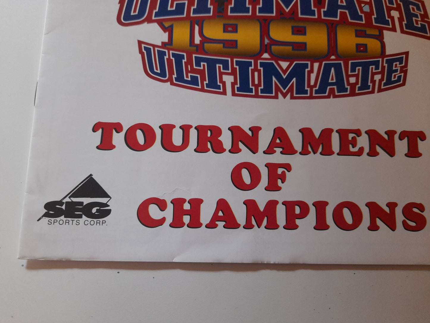 UFC 11.5: The Ultimate Ultimate 96 - Official Event Program (1996)