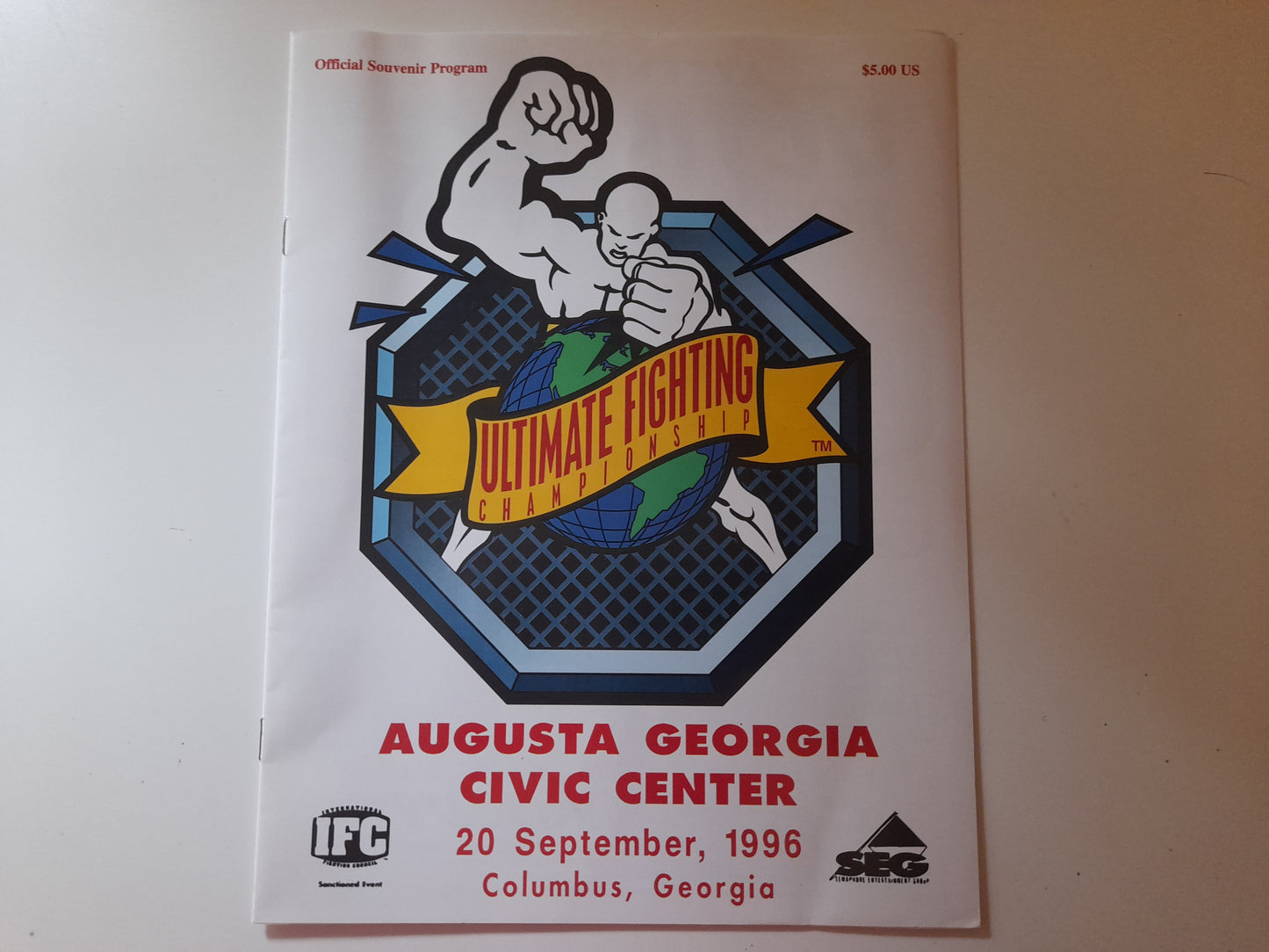 UFC 11: The Proving Ground - Coleman Vs Ferrozzo - Official Event Program (1996)