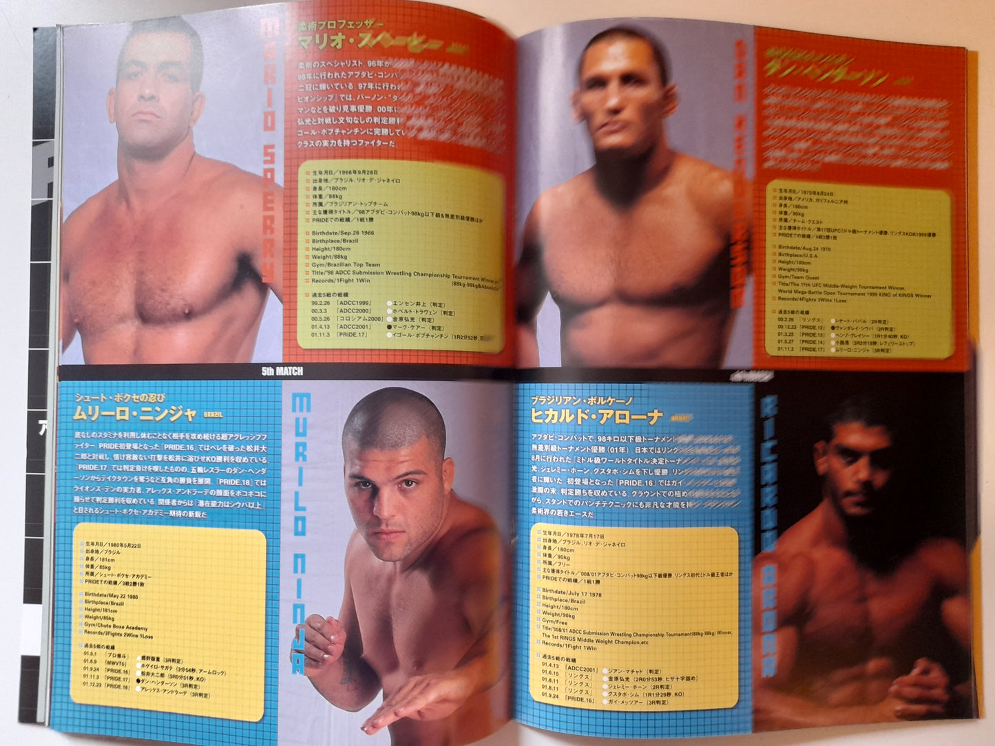 Pride FC 20 Armed & Ready - Mirko Crocop Vs Wanderlei Silva (2002) Official Event Program