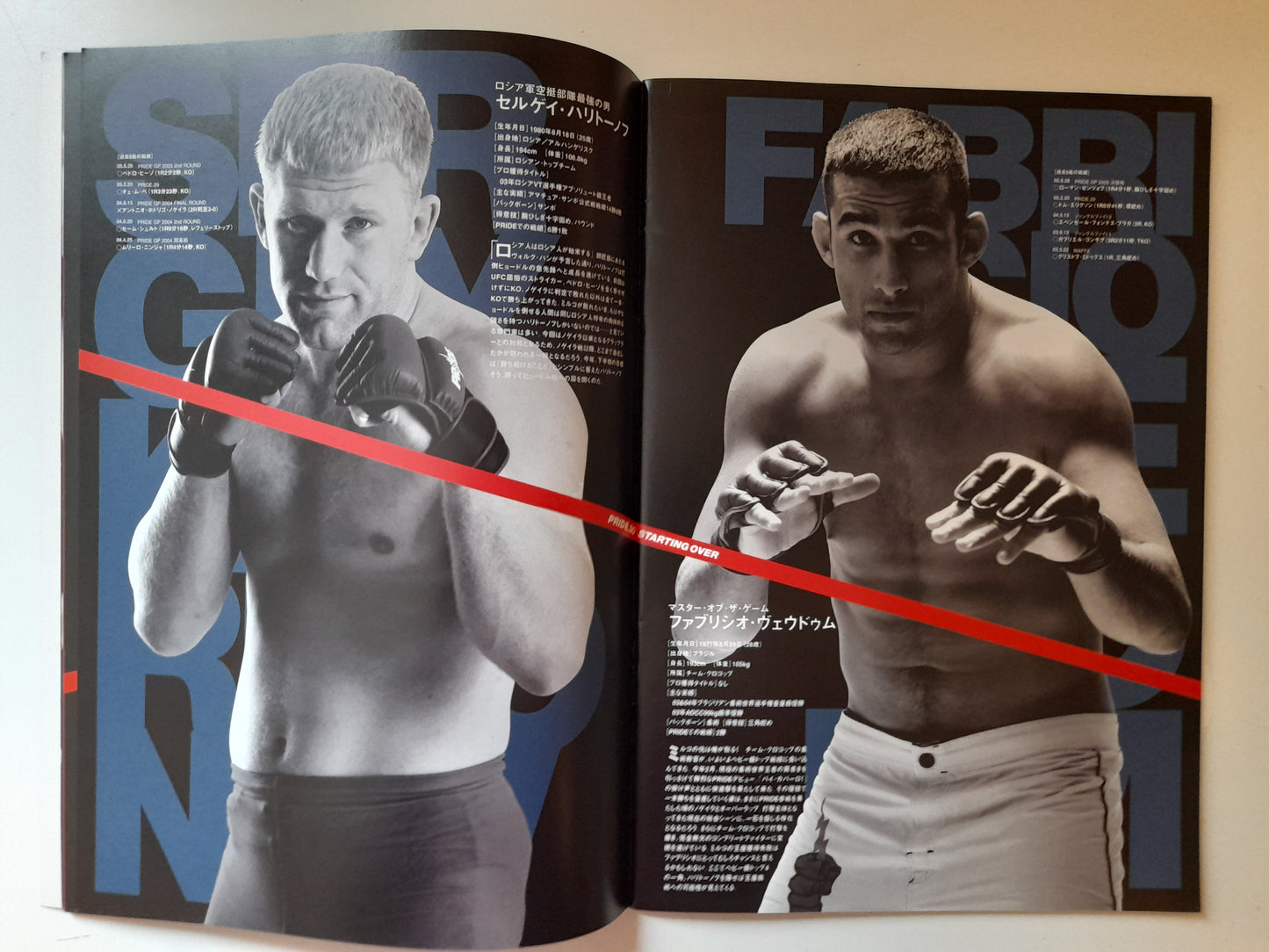 Pride FC 30 Fully Loaded - Mirko Crocop Vs Josh Barnett (2005) - Official Event Program
