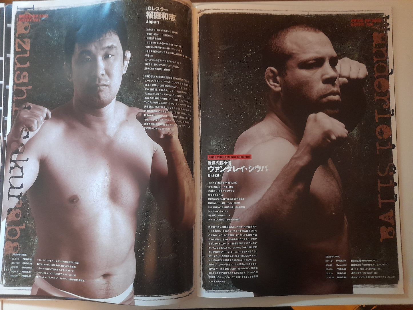 Pride FC 2003 Openweight GP Opening Round - Official Event Program