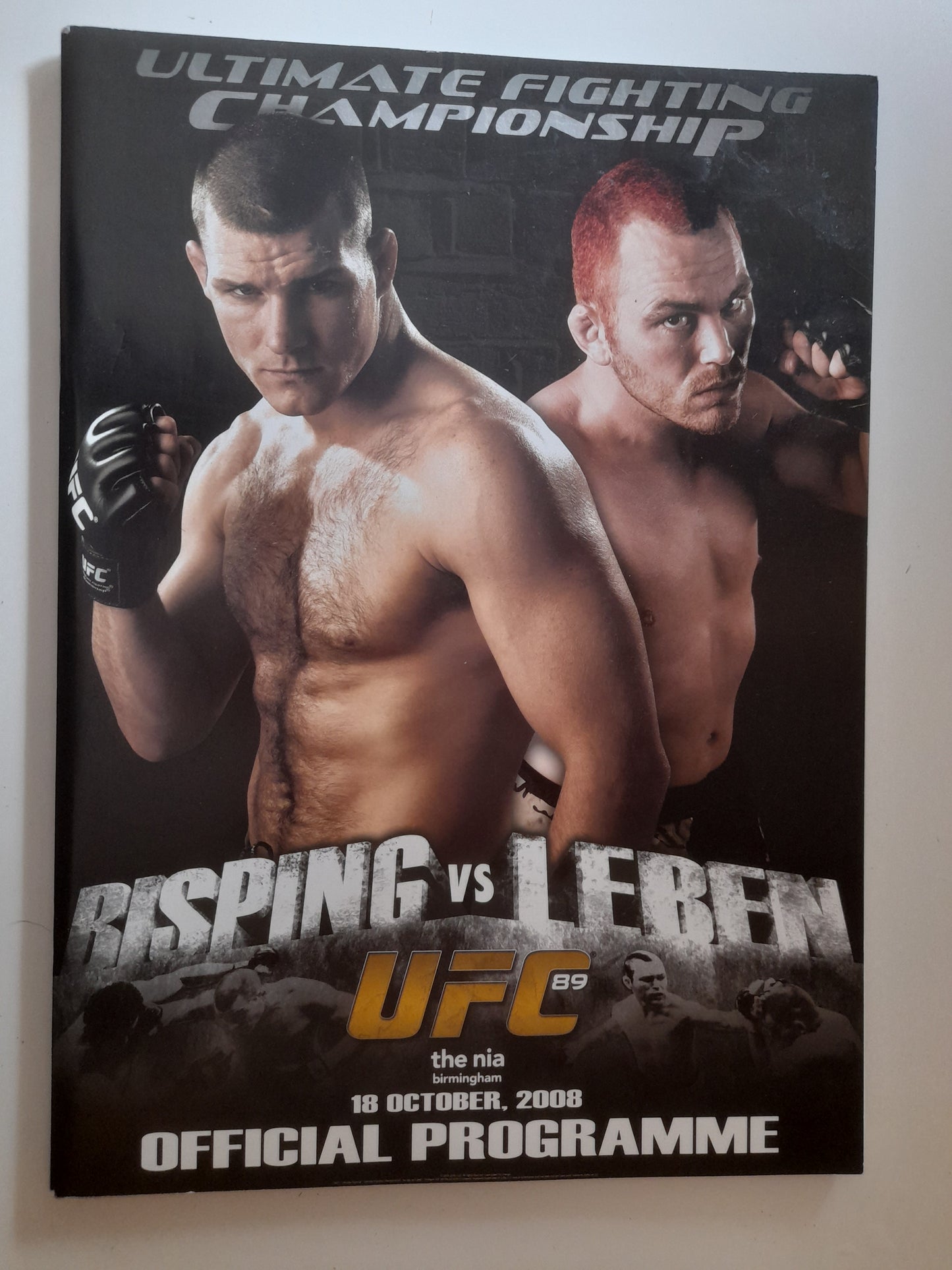 UFC 89 (UK) - Bisping Vs Leben - Official Event Program (2008)