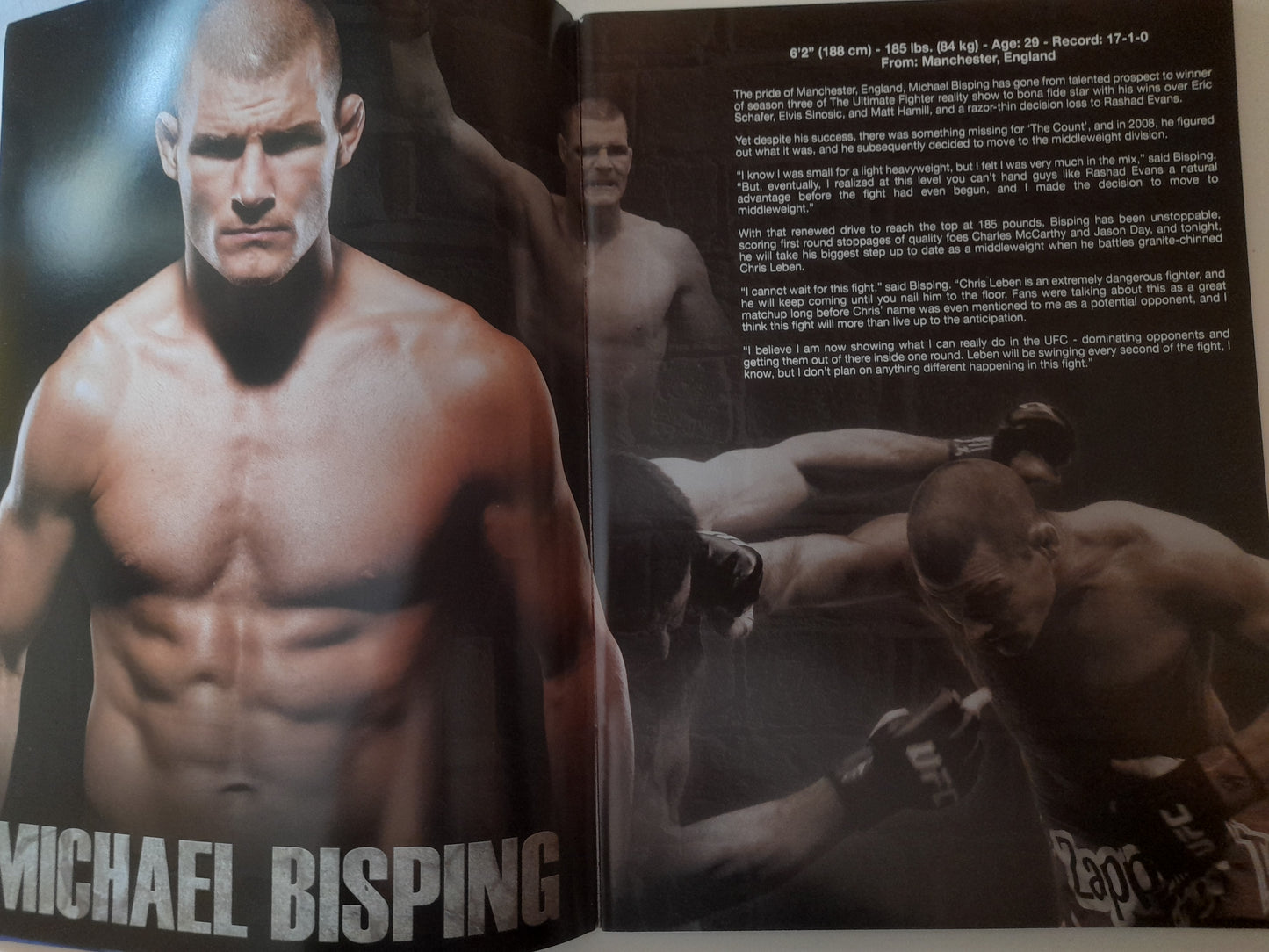 UFC 89 (UK) - Bisping Vs Leben - Official Event Program (2008)