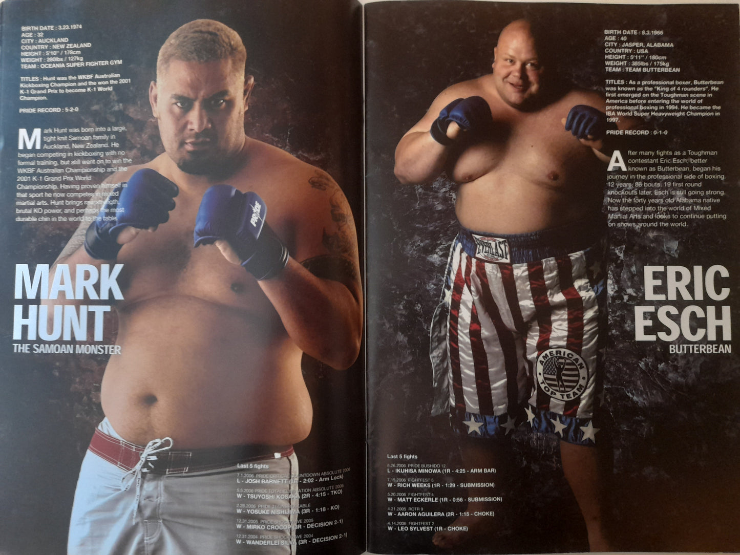 Pride FC 32 The Real Deal (USA) - Fedor Emilianenko Vs Mark Coleman (2006) - Official Event Program