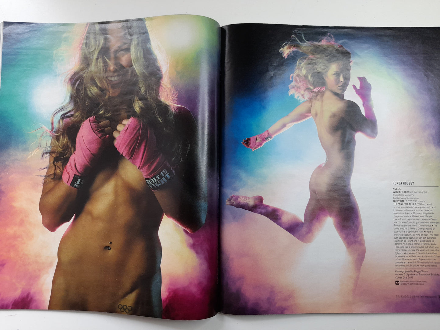 Ronda Rowdy Rousey ESPN Magazine The Body Edition (2012)