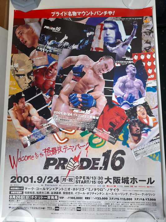 Pride Fighting Championship 16 - Nogueira Vs Coleman - Official Event Poster - B3 15x20