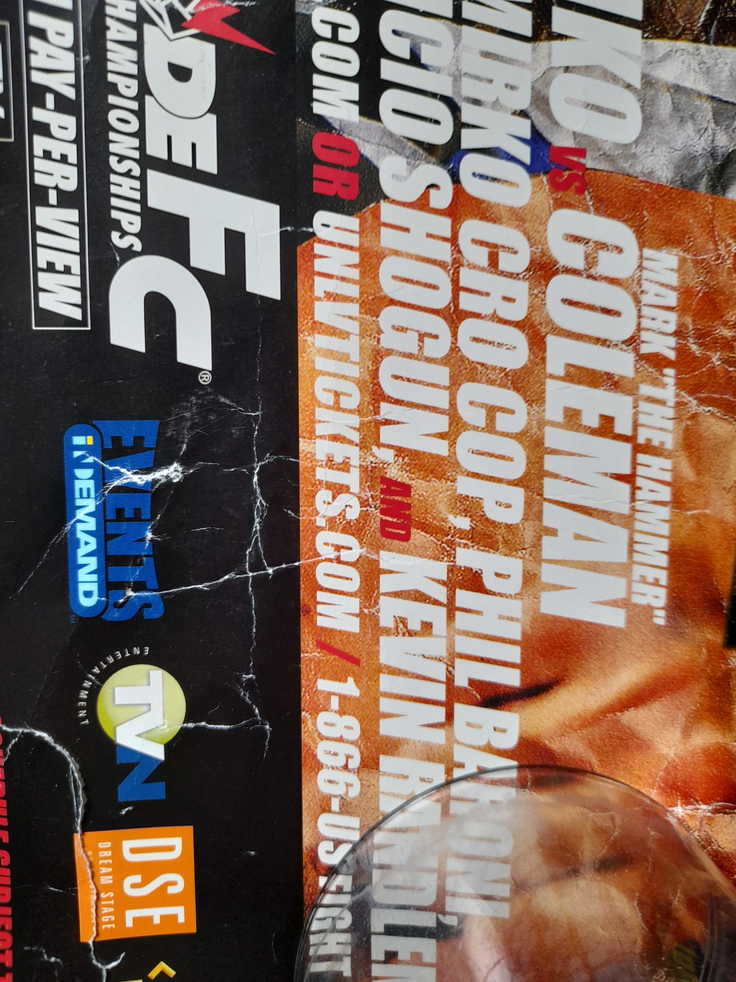Pride Fighting Championship 32 - Fedor Vs Coleman - Official Event Poster [AUTOGRAPHED] - B3 15x20