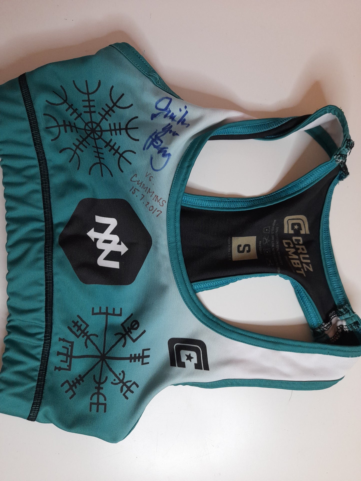 Jinh Yu Frey - Autographed & Inscribed Fight Worn Kit - Invicta FC 24 Vs Cummins [FIGHT WORN]