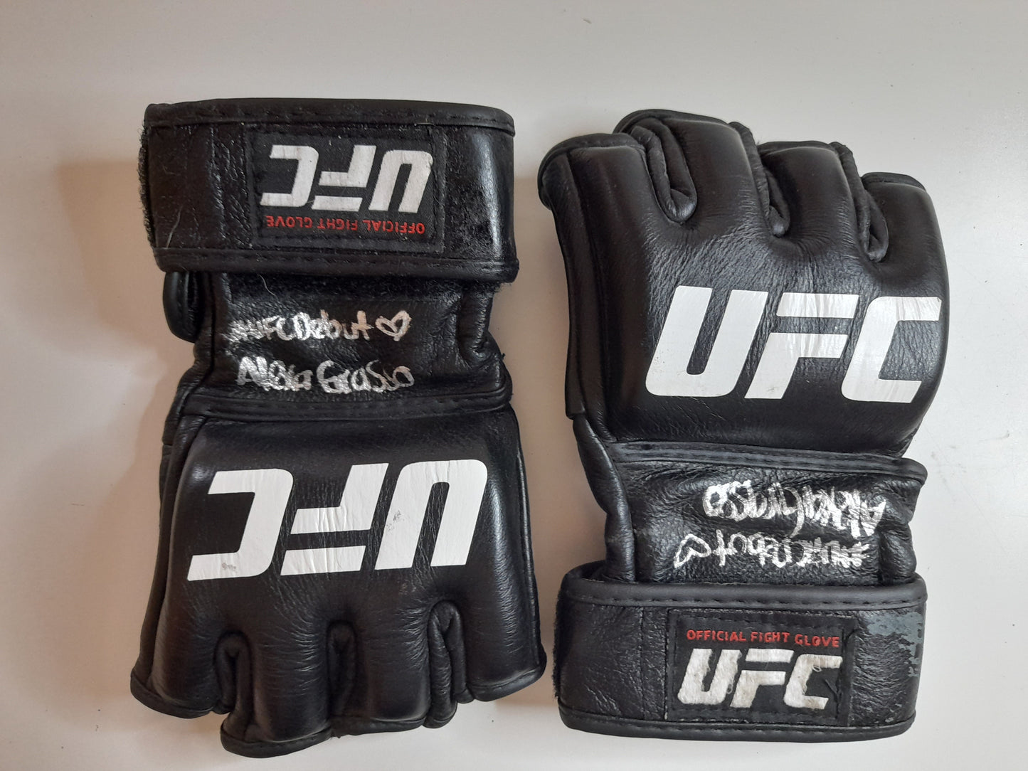 Alexa Grasso - Autographed & Inscribed Fight Gloves - UFC Debut - TUF Latin America 3 Finale Vs Clark [FIGHT WORN]