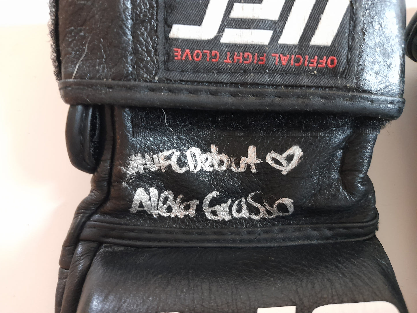 Alexa Grasso - Autographed & Inscribed Fight Gloves - UFC Debut - TUF Latin America 3 Finale Vs Clark [FIGHT WORN]