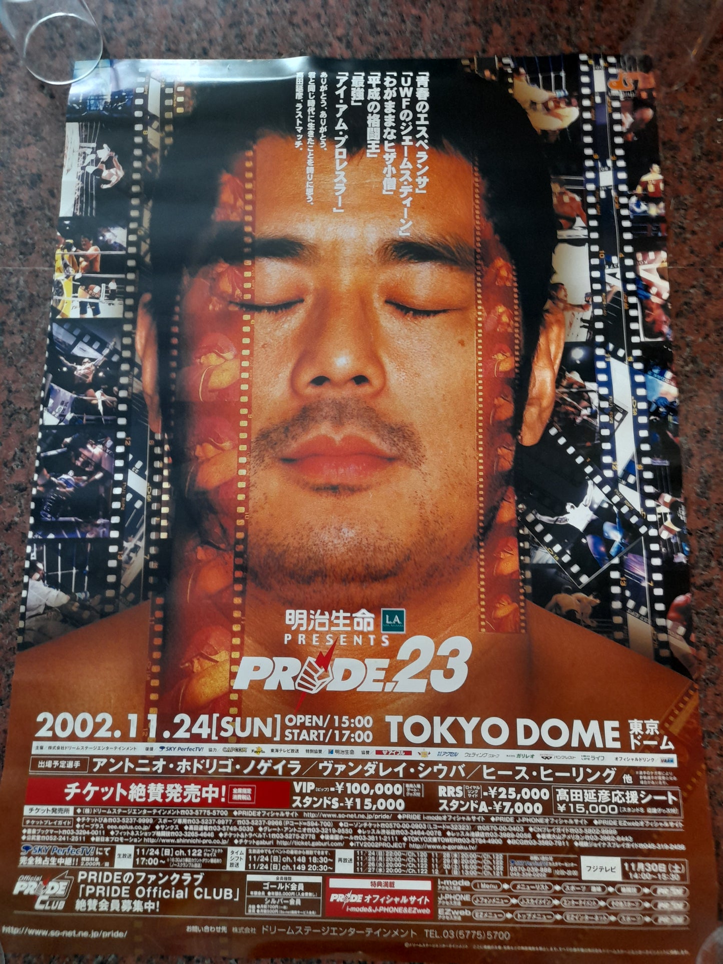 Pride Fighting Championship 23 - Championship Chaos (2002) - Official Event Poster - B2 20x30