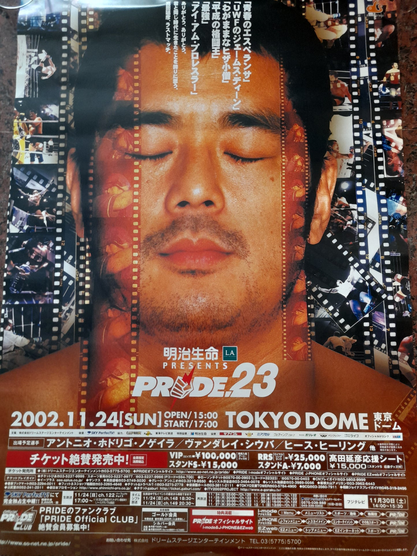Pride Fighting Championship 23 - Championship Chaos (2002) - Official Event Poster - B2 20x30