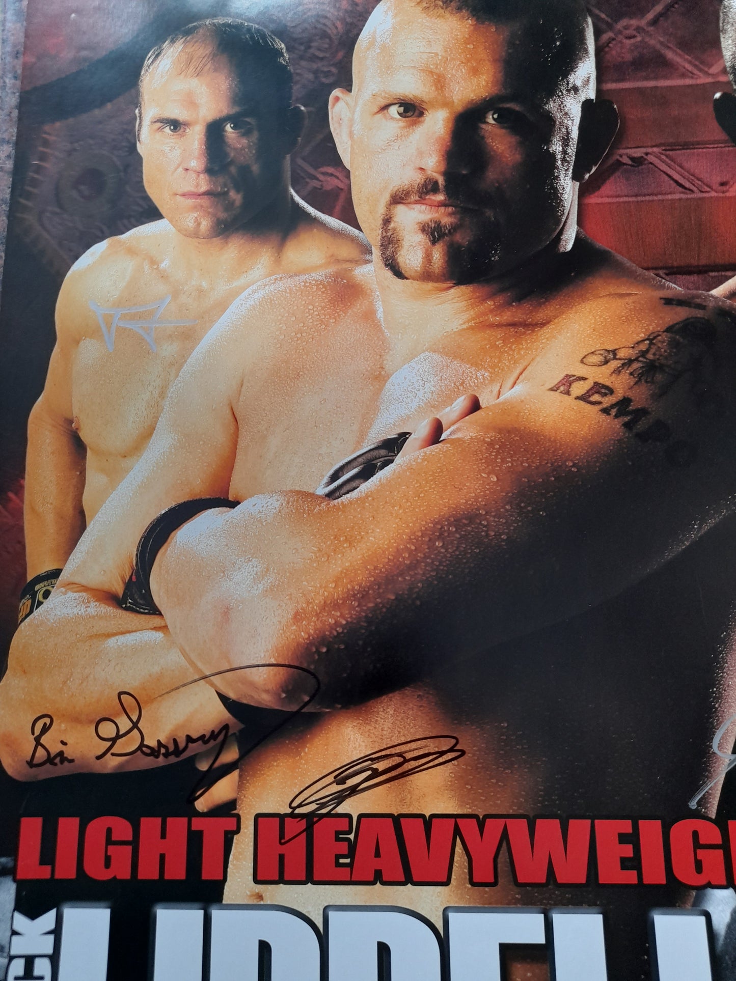 UFC 54: Boiling Point - Liddell Vs Horn - Official Signed by Card Event Poster - Full Size 27x39 [AUTOGRAPHED]
