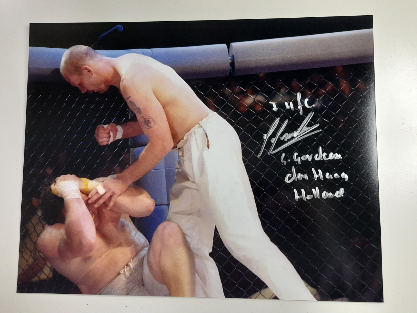 11"x14" Signed Photo - Gerard Gordeau - UFC 1 [AUTOGRAPHED]