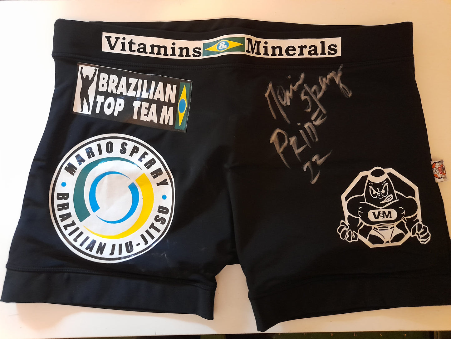 Mario Sperry - Autographed & Inscribed Fight Shorts - Pride FC 22 - Vs Andrei Kopylov [FIGHT WORN]