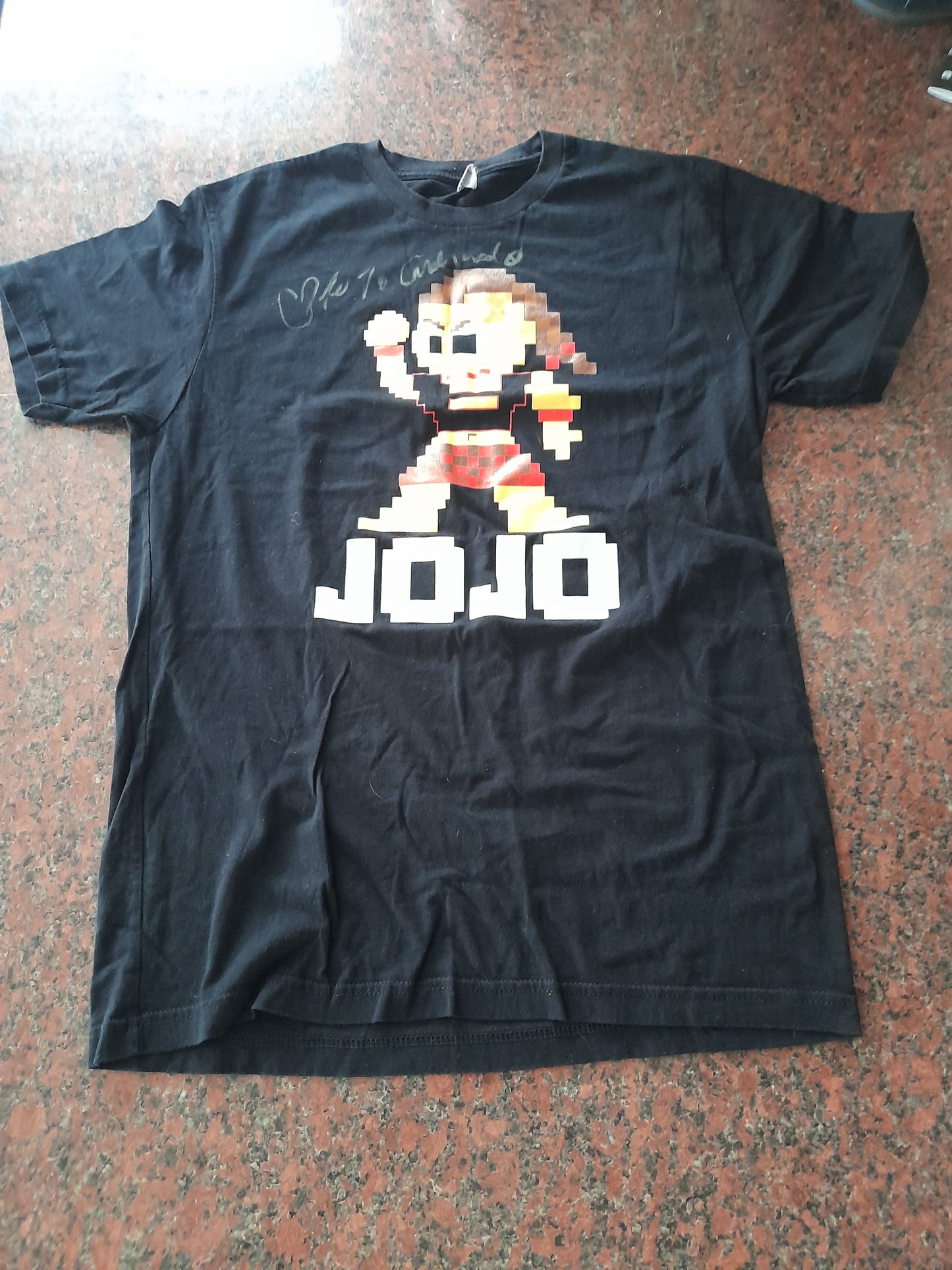 Joanne "Jojo" Calderwood (now Joanne Wood) Signed T-Shirt [AUTOGRAPHED]
