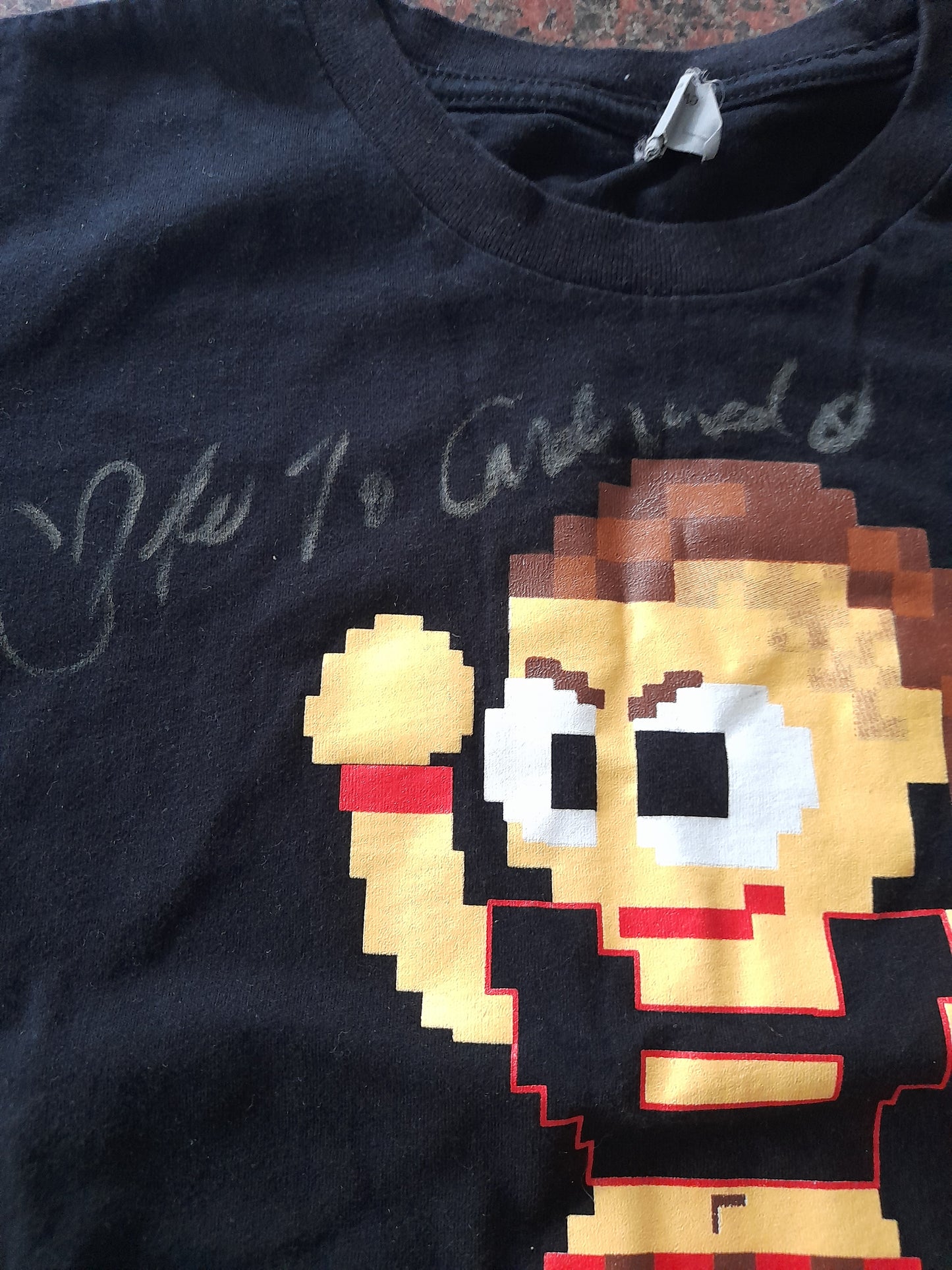 Joanne "Jojo" Calderwood (now Joanne Wood) Signed T-Shirt [AUTOGRAPHED]