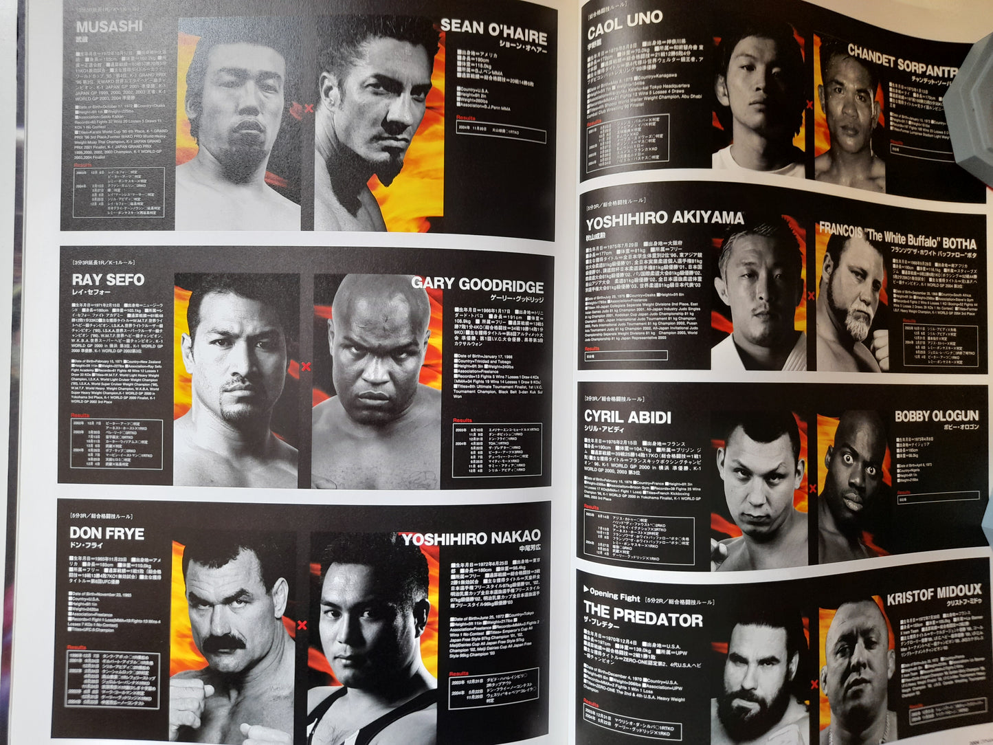 FEG Presents: Dynamite!! 2004 - K-1 Vs MMA - Official Event Program