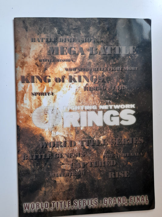 Rings World Title Series Grand Final - Fedor Vs Haseman - Official Event Program (2002)