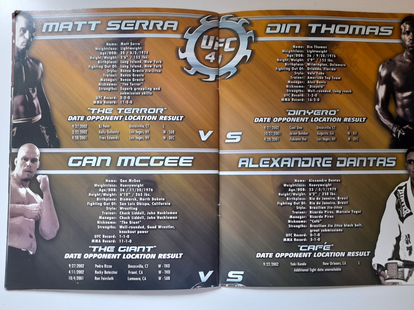 UFC 41: Onslaught - Tim Sylvia Vs Ricco Rodriguez - Official Event Program (2003)
