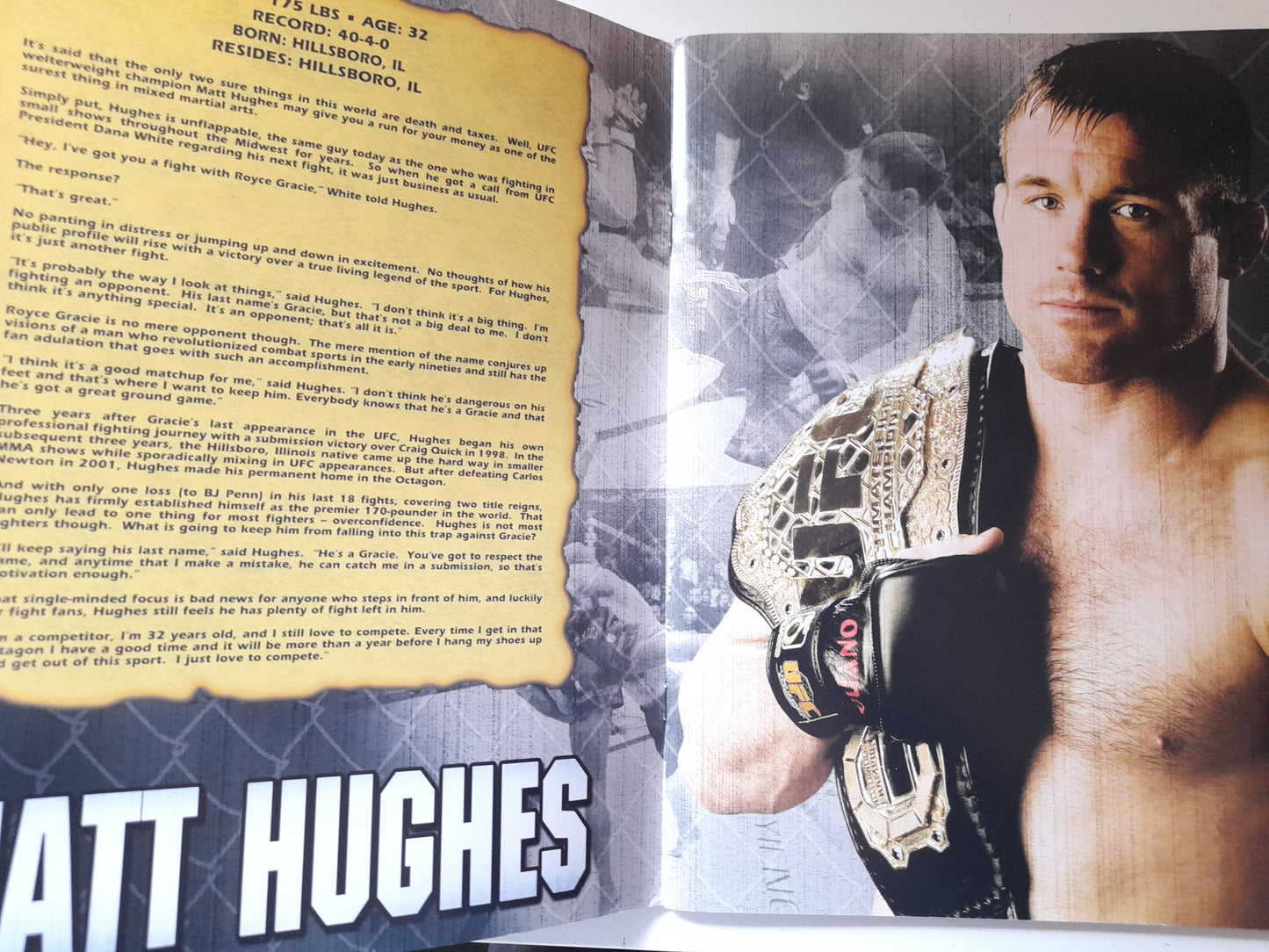 UFC 60: Hughes Vs Gracie - Official Event Program (2006)