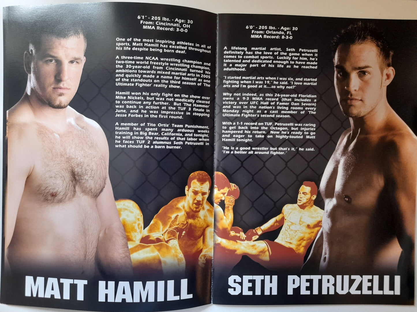 UFC Fight Night 6.5: The Final Chapter - Tito Ortiz Vs Ken Shamrock 3 - Official Event Program (2006)