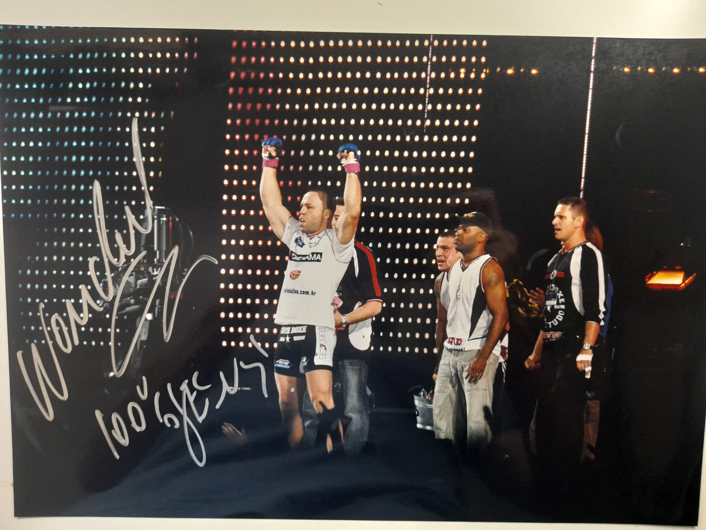 11"x14" Signed Photo - Wanderlei Silva - Pride FC Walkout [AUTOGRAPHED]