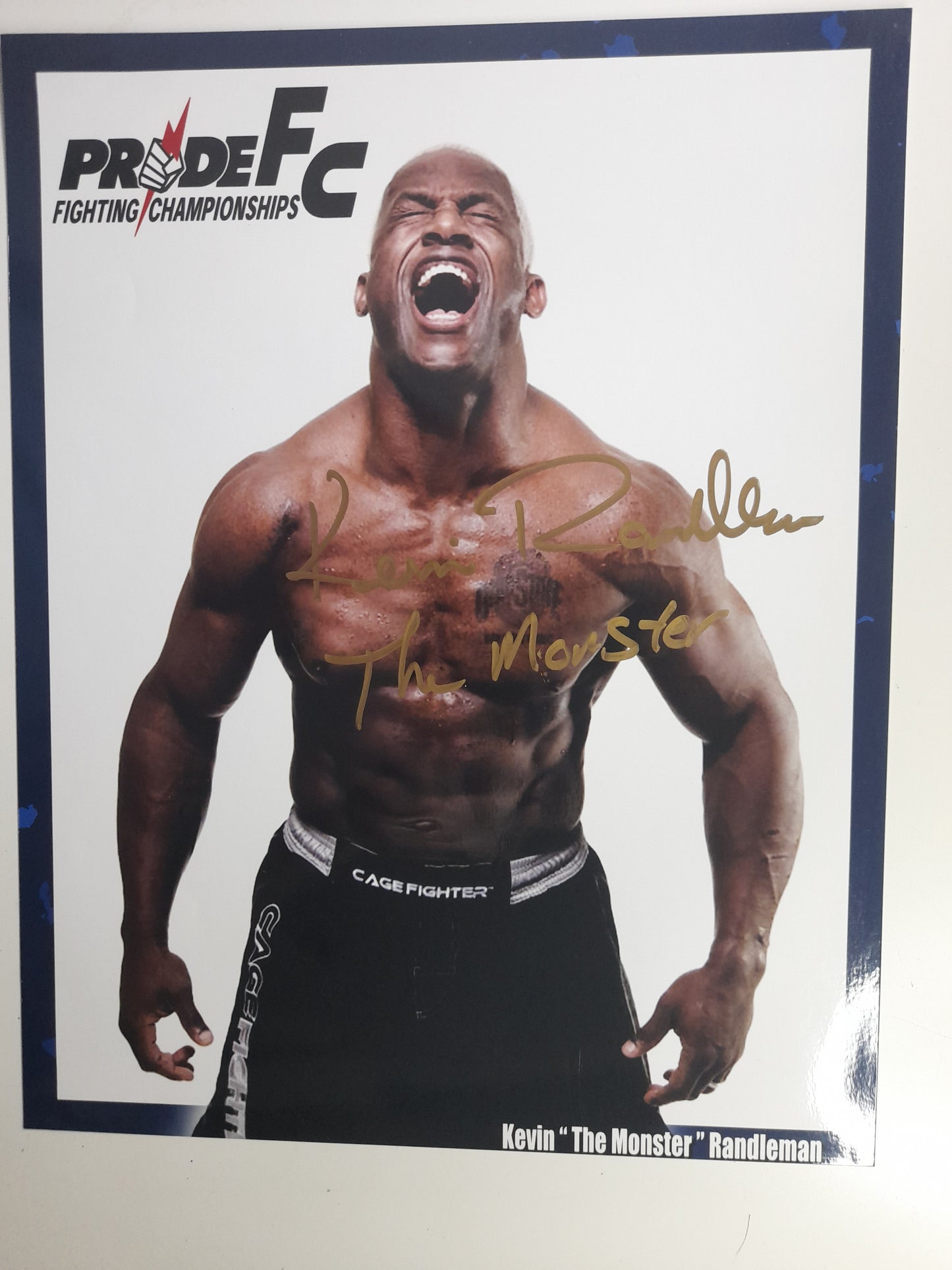 11"x14" Signed Photo - Kevin Randleman - Pride FC [AUTOGRAPHED]