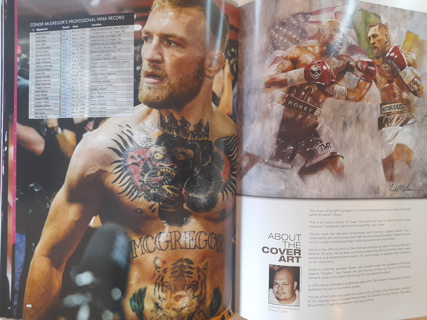 Floyd Mayweather Vs Conor McGregor - Official Boxing Event Program (2017)