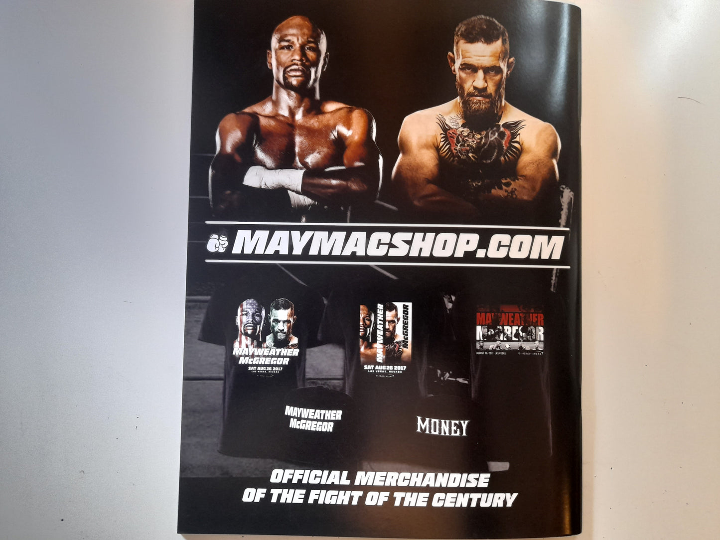 Floyd Mayweather Vs Conor McGregor - Official Boxing Event Program (2017)