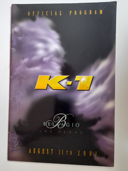 K-1 Kickboxing USA Grand Prix 2001 - Battle at the Bellagio - Official Event Program (2001)