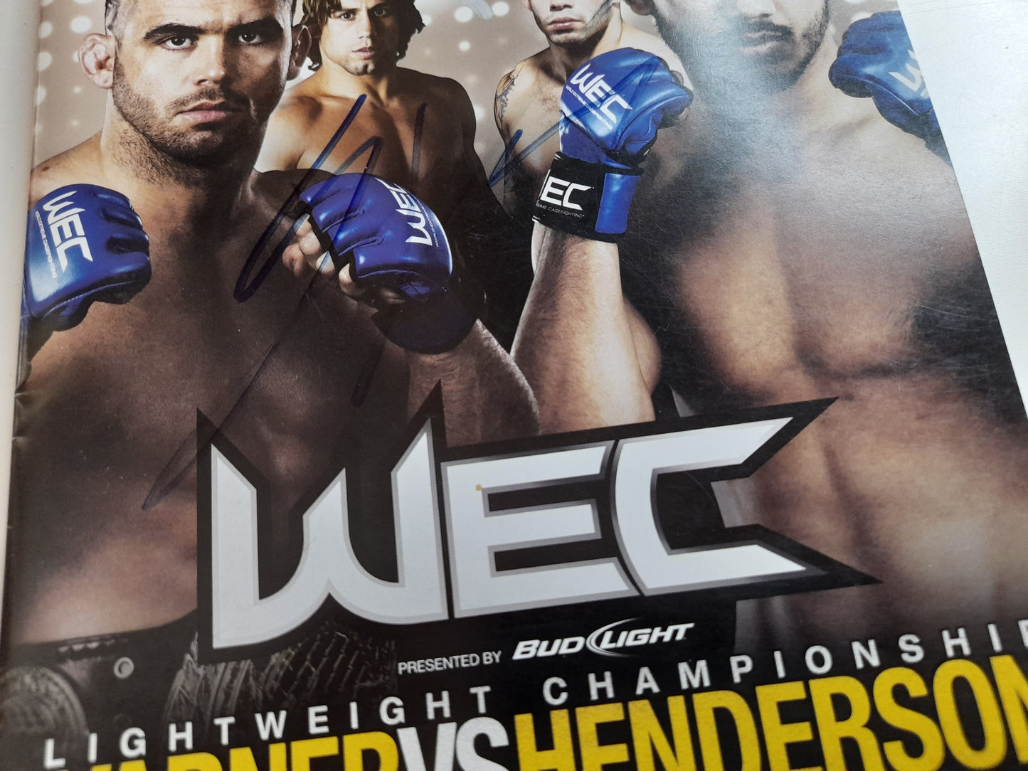 WEC 46 - Varner Vs Henderson - Official Event Program (2010) [AUTOGRAPHED]