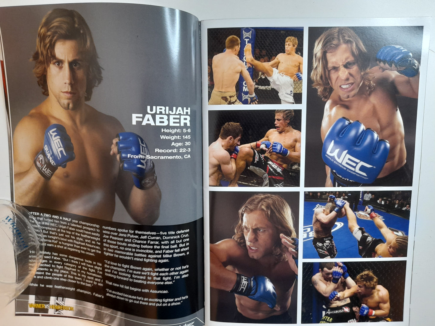 WEC 46 - Varner Vs Henderson - Official Event Program (2010) [AUTOGRAPHED]