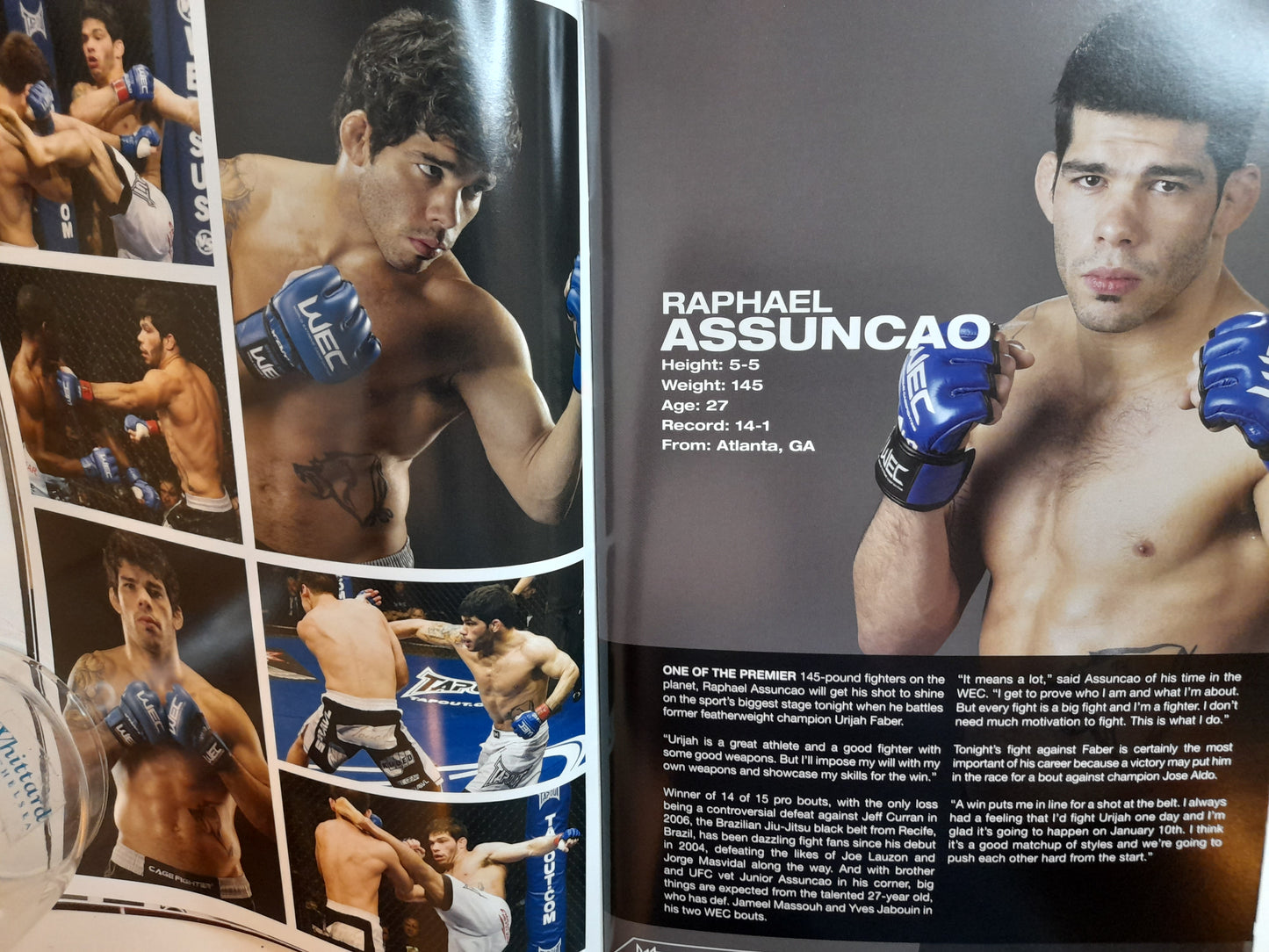 WEC 46 - Varner Vs Henderson - Official Event Program (2010) [AUTOGRAPHED]