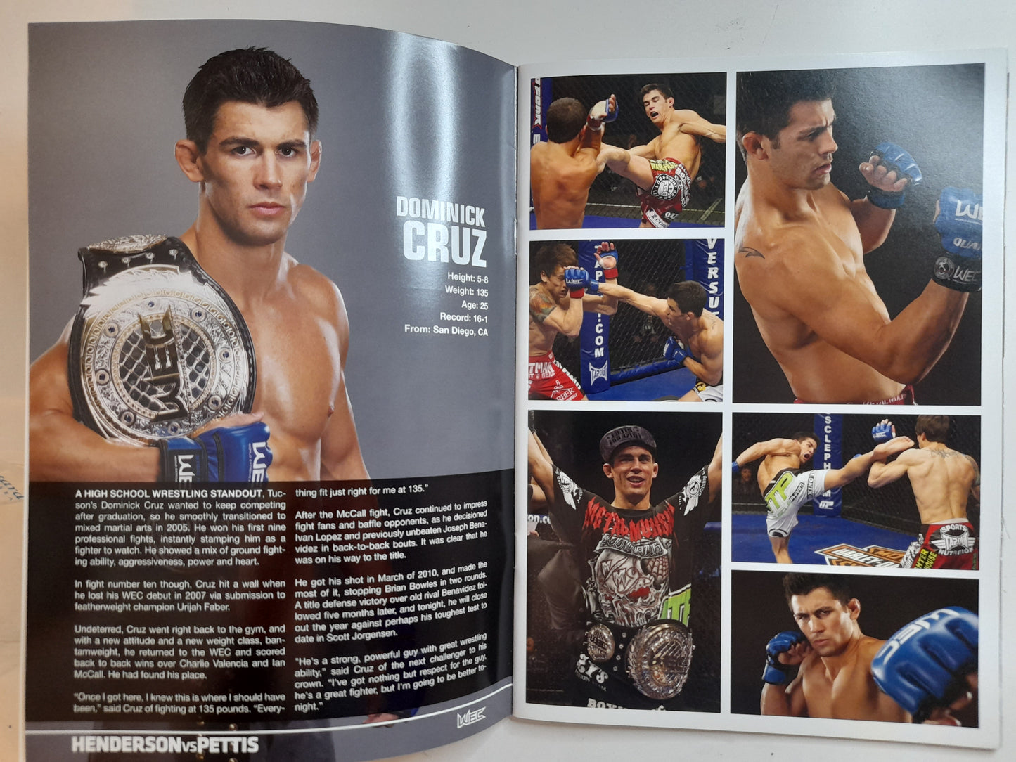 WEC 53 - Henderson Vs Pettis - Official Event Program (2010)