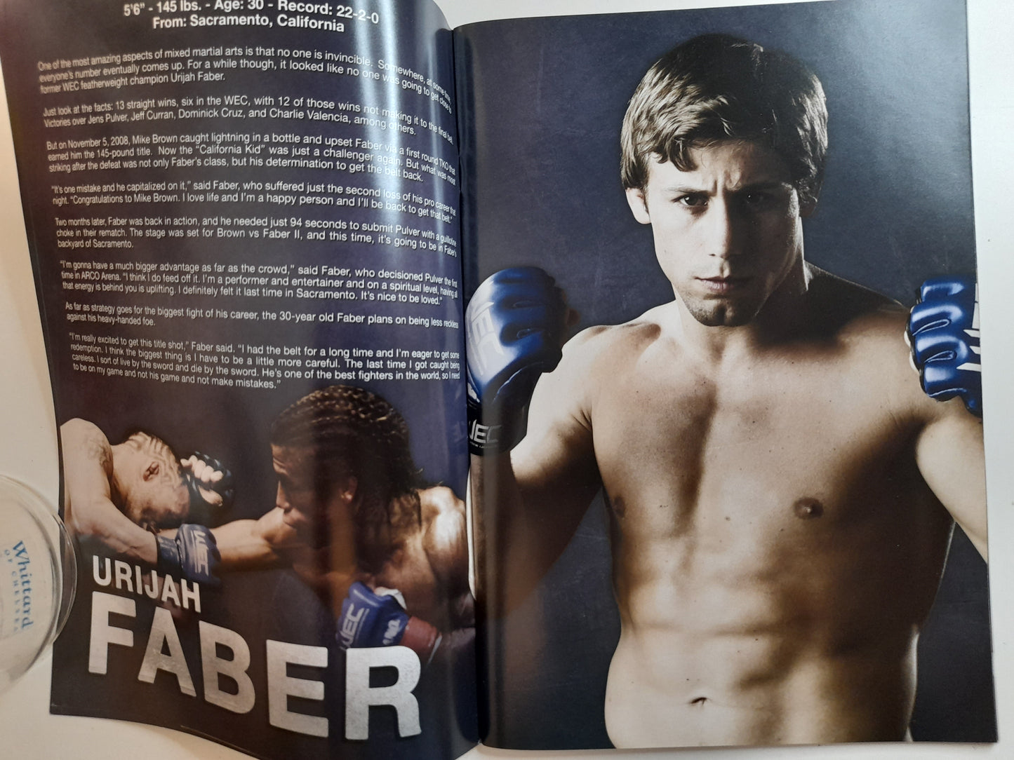 WEC 41 - Brown Vs Faber 2 - Official Event Program (2009) [AUTOGRAPHED]