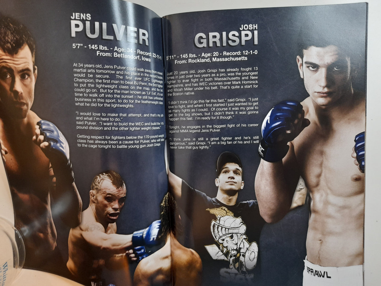 WEC 41 - Brown Vs Faber 2 - Official Event Program (2009) [AUTOGRAPHED]